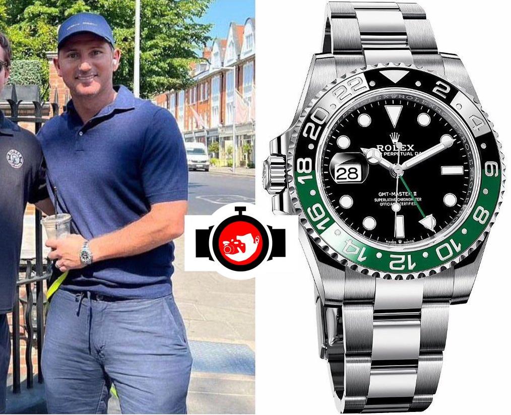 football manager Frank Lampard spotted wearing a Rolex 126720VTNR