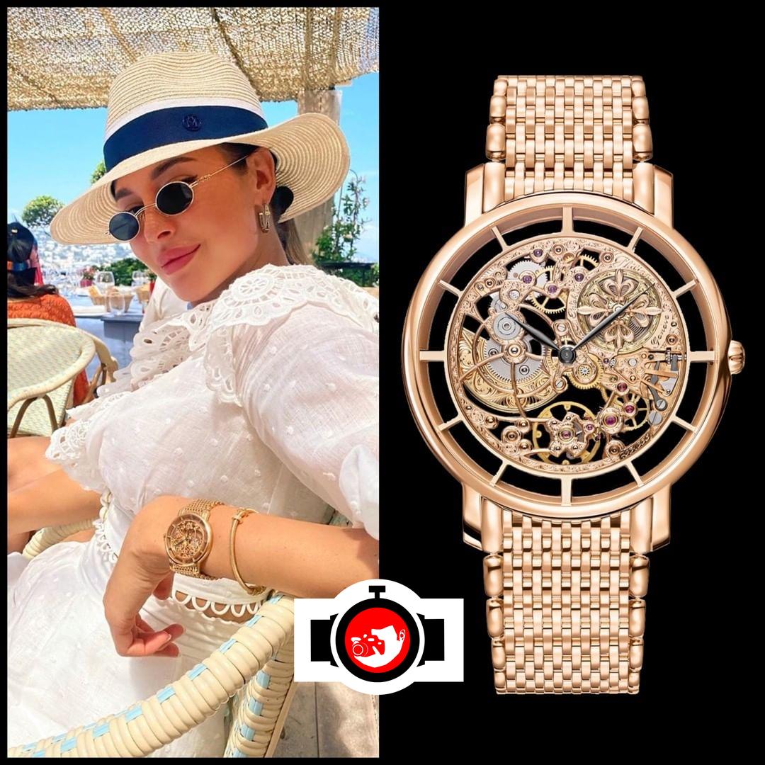 actor Sofia Nikitchuck spotted wearing a Patek Philippe 5180/1R