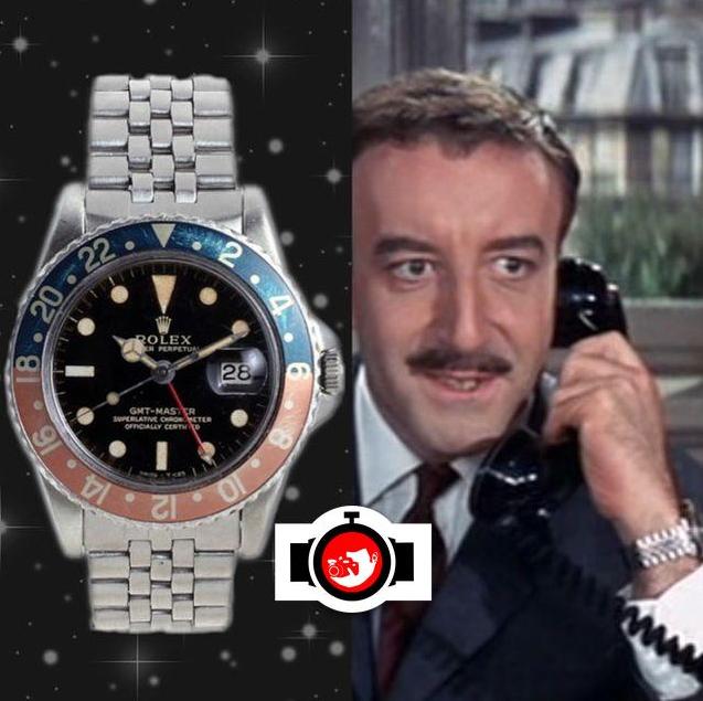 actor Peter Sellers spotted wearing a Rolex 1675