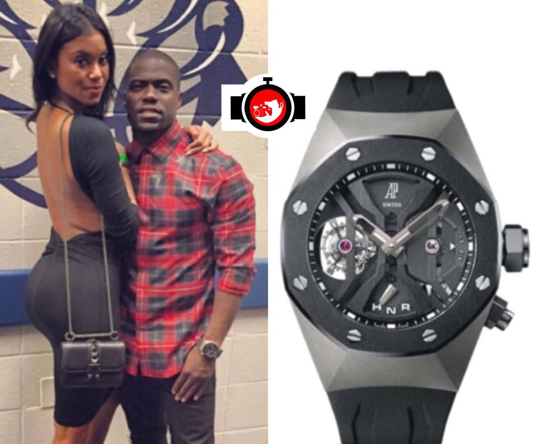 comedian Kevin Hart spotted wearing a Audemars Piguet 26560IO