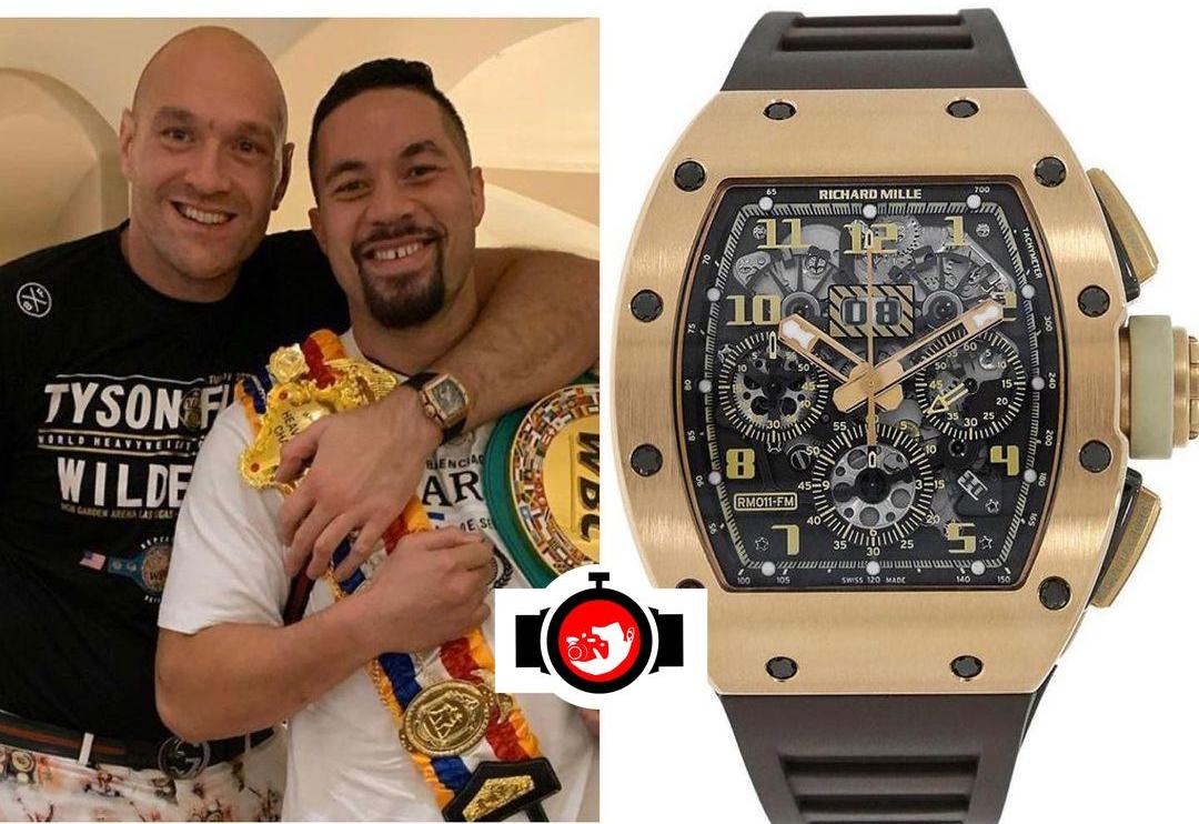 boxer Tyson Fury spotted wearing a Richard Mille RM11