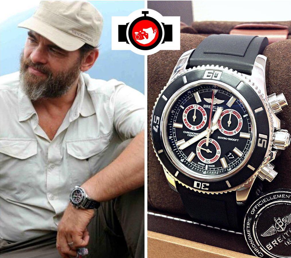 actor Clovis Cornillac spotted wearing a Breitling 