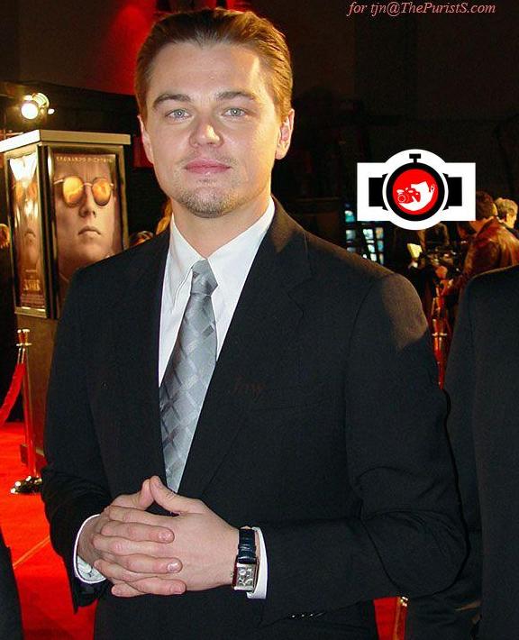 actor Leonardo DiCaprio spotted wearing a Jaeger LeCoultre 