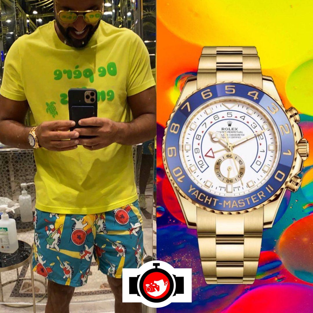 influencer Yagob Bu Shehre spotted wearing a Rolex 