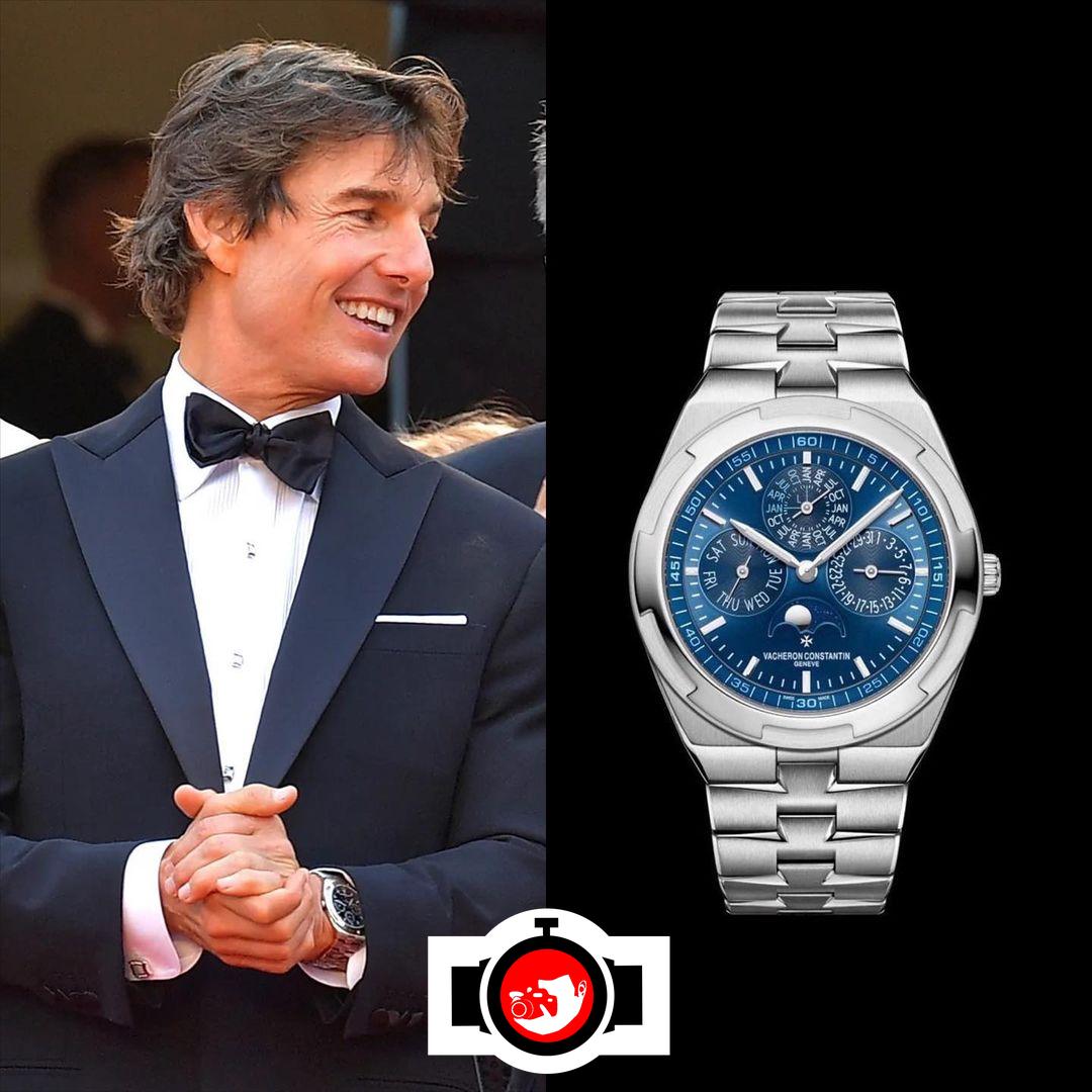actor Tom Cruise spotted wearing a Vacheron Constantin 