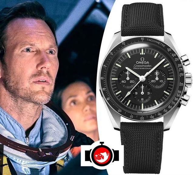 actor Patrick Wilson spotted wearing a Omega 
