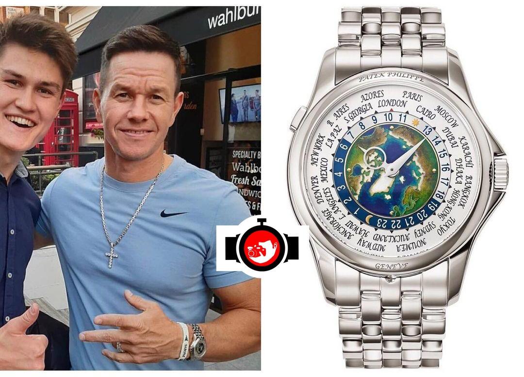 actor Mark Wahlberg spotted wearing a Patek Philippe 5131/1P