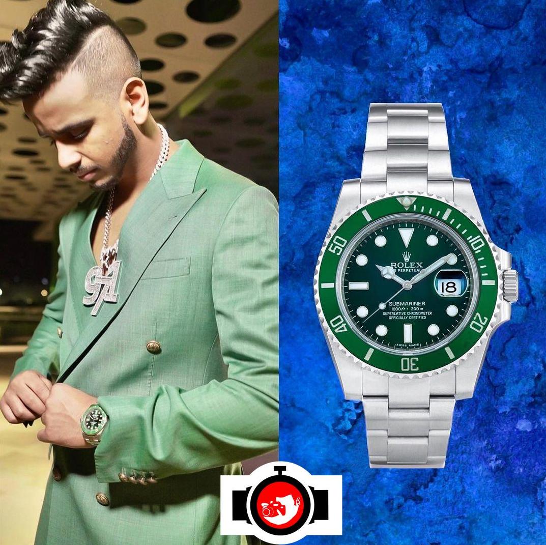 youtuber Rashed Belhasa spotted wearing a Rolex 116610LV