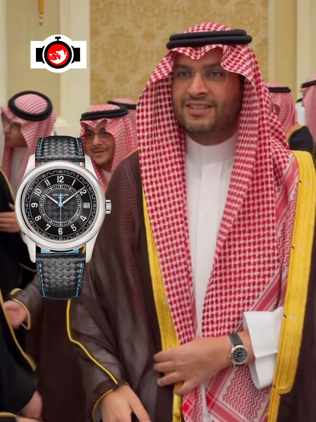 politician Prince Turki bin Muhammad bin Fahd bin Abdulaziz Al Saud spotted wearing a Patek Philippe 6007/001G