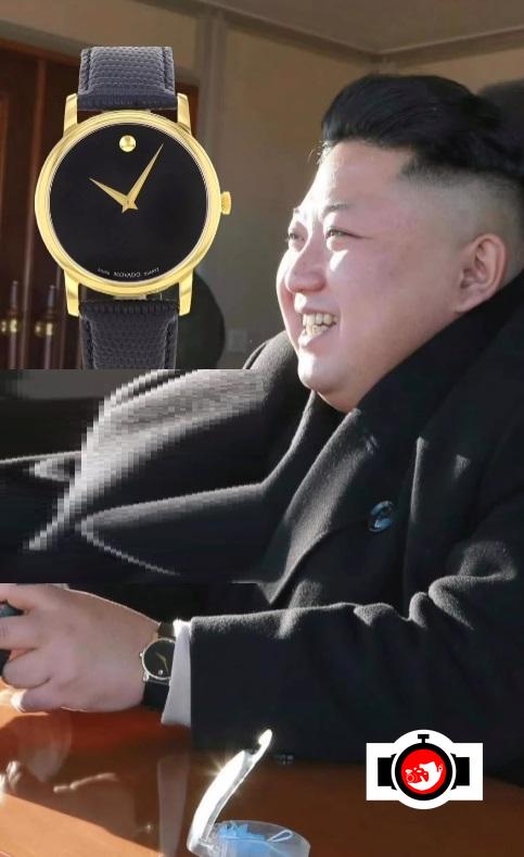 politician Kim Jong-un spotted wearing a Movado 