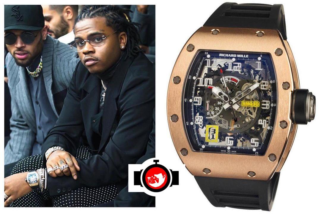 rapper Gunna spotted wearing a Richard Mille RM30