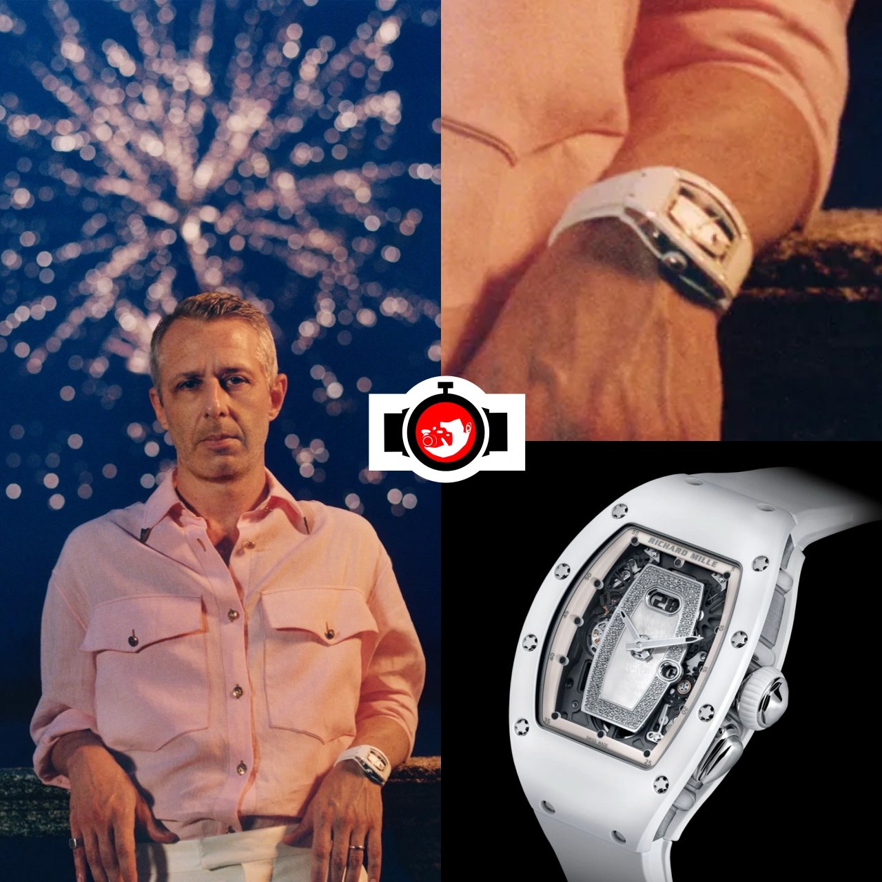 actor Jeremy Strong spotted wearing a Richard Mille RM 037 WG-ATZ