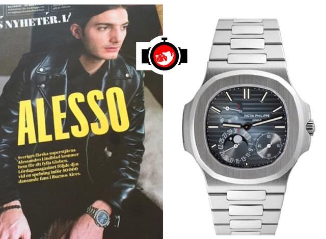 musician DJ Alesso spotted wearing a Patek Philippe 5712/1A