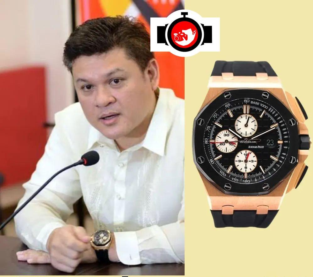 politician Paolo Duterte spotted wearing a Audemars Piguet 26400RO