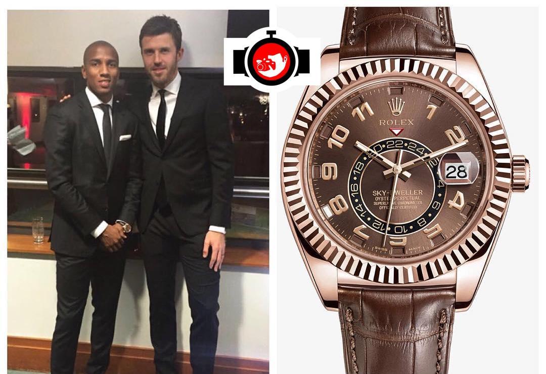 footballer Ashley Young spotted wearing a Rolex 326135