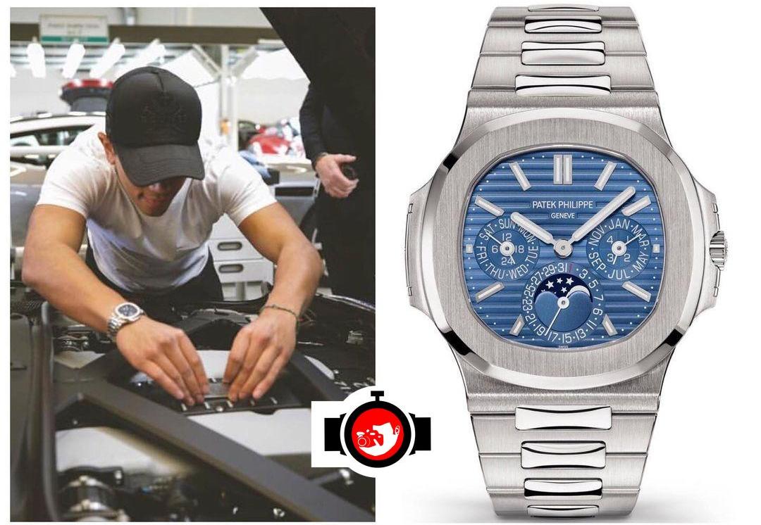 royal Abdul Mateen spotted wearing a Patek Philippe 5740G