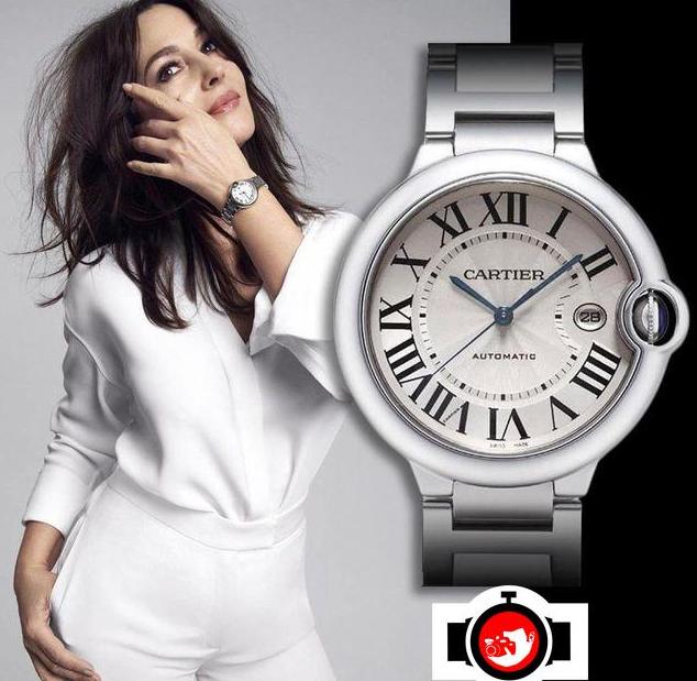 actor Monica Bellucci spotted wearing a Cartier 