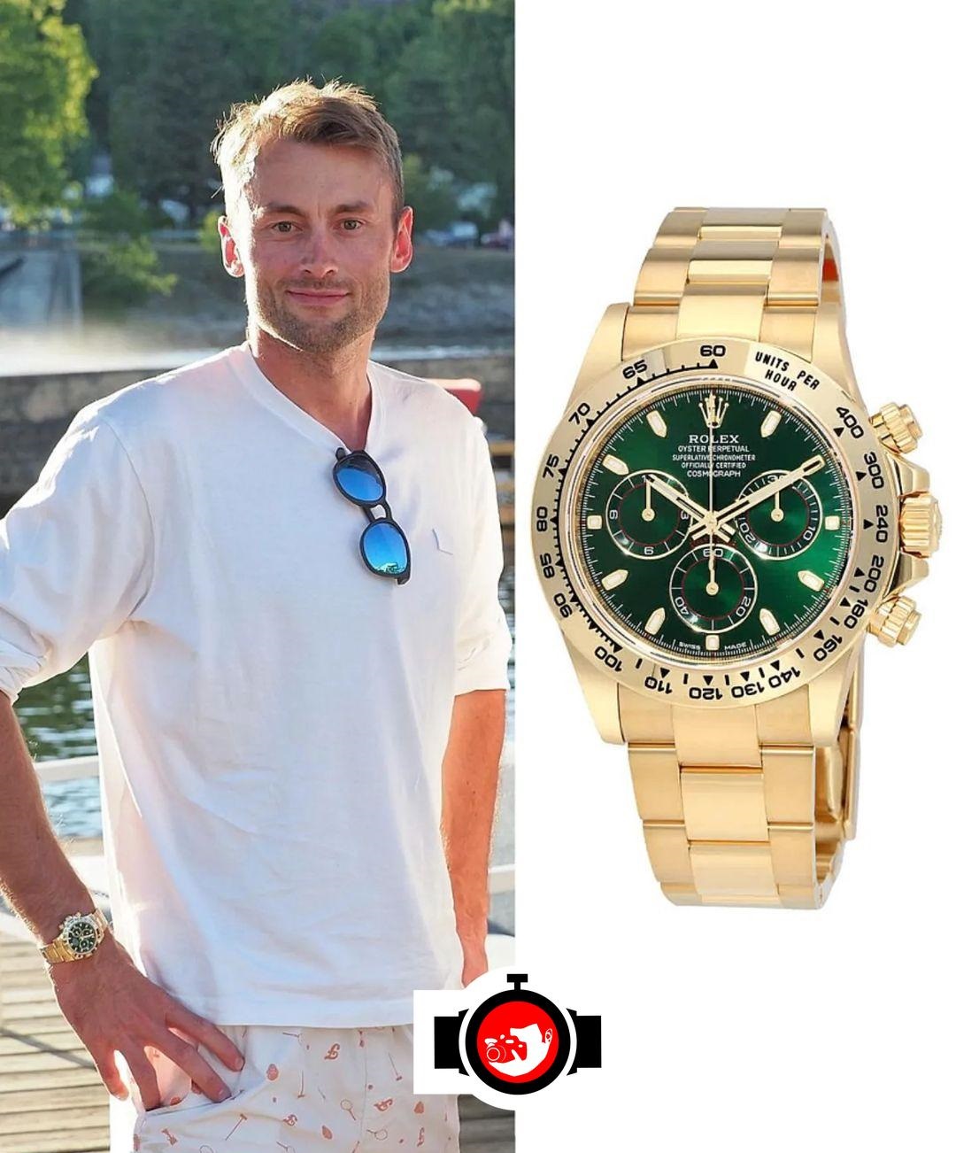 athlete Petter Northug spotted wearing a Rolex 