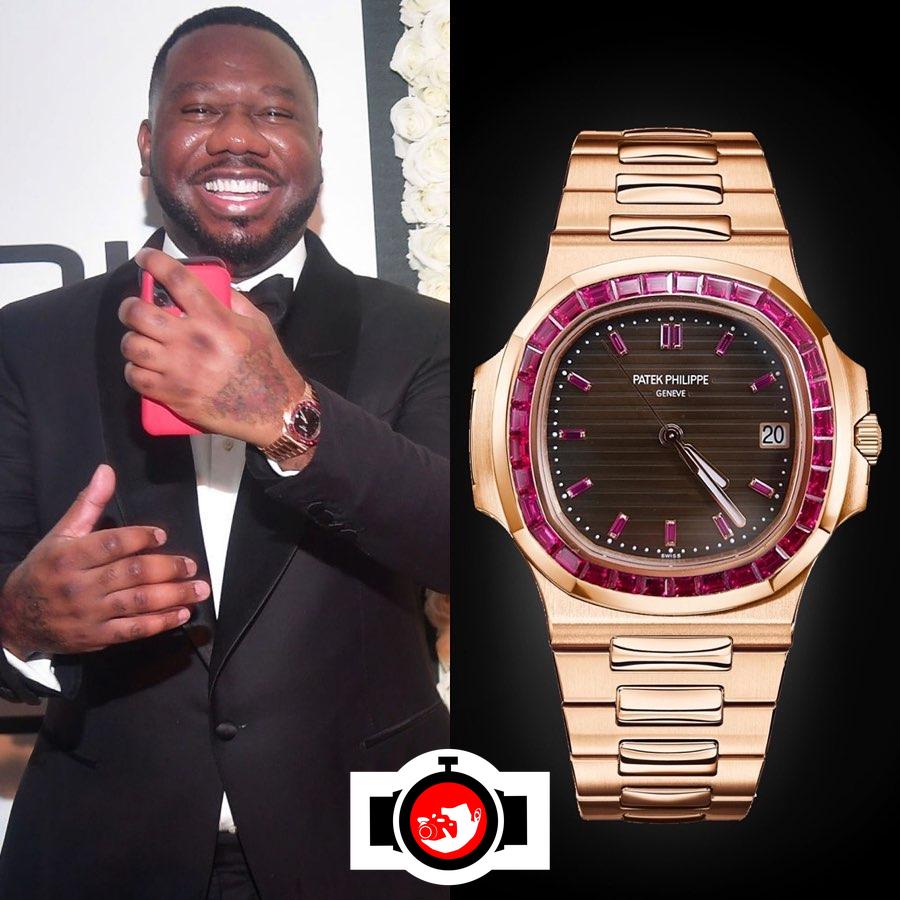 business man Pierre Thomas spotted wearing a Patek Philippe 5723/112R