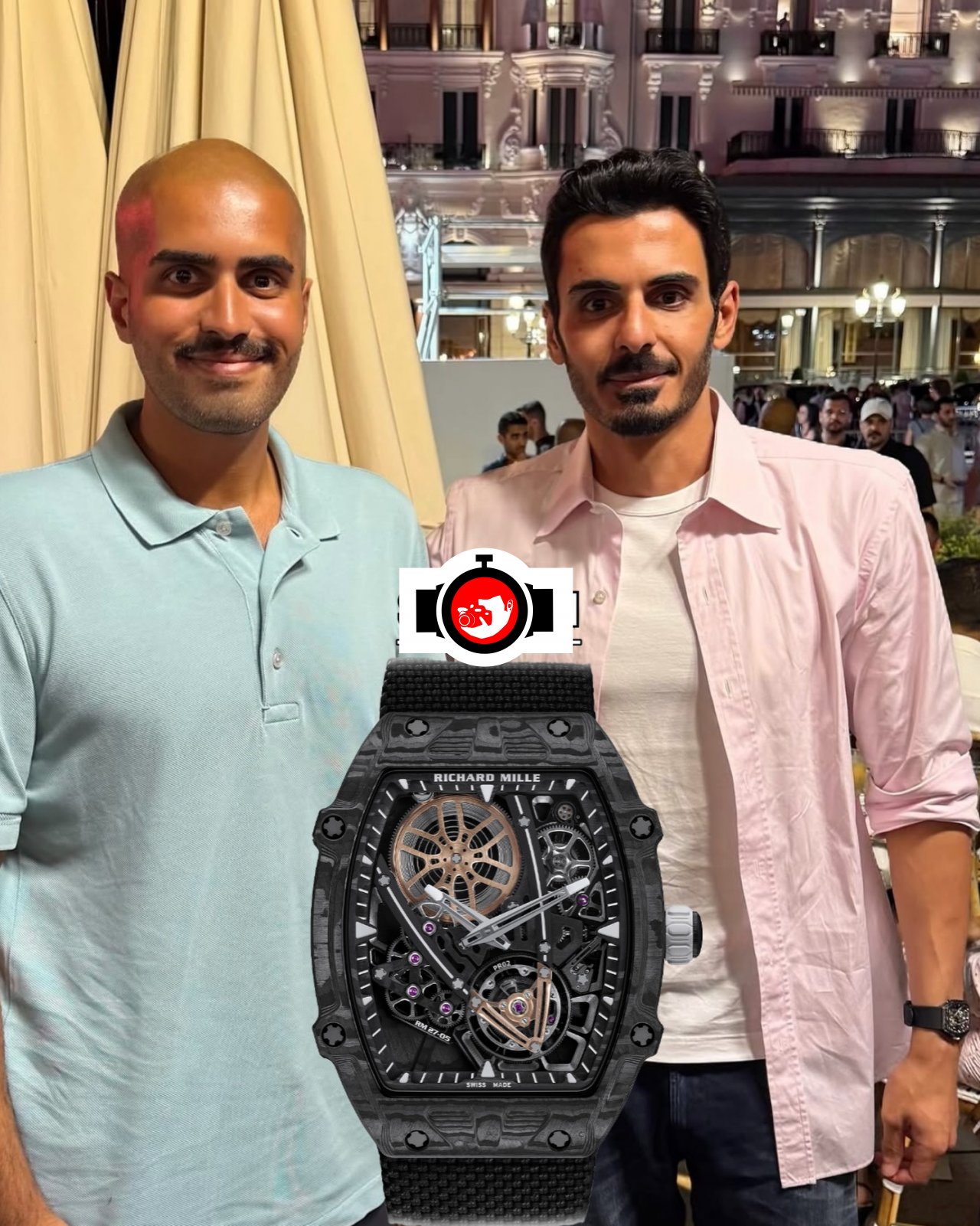 Qatar's Minister of Interior Spotted Wearing Richard Mille RM 27-05 Flying Tourbillon in Monaco