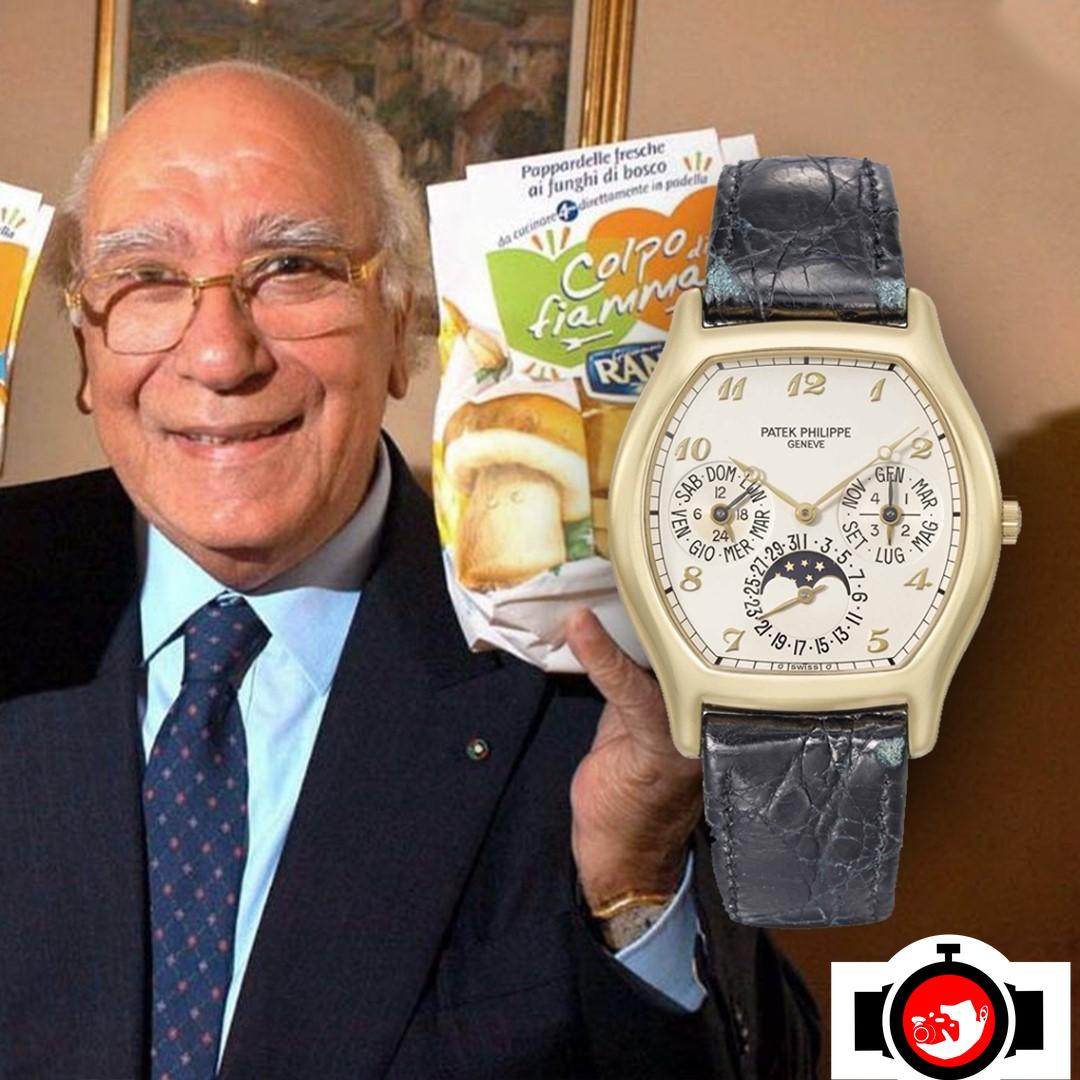 business man Giovanni Rana spotted wearing a Patek Philippe 5040J