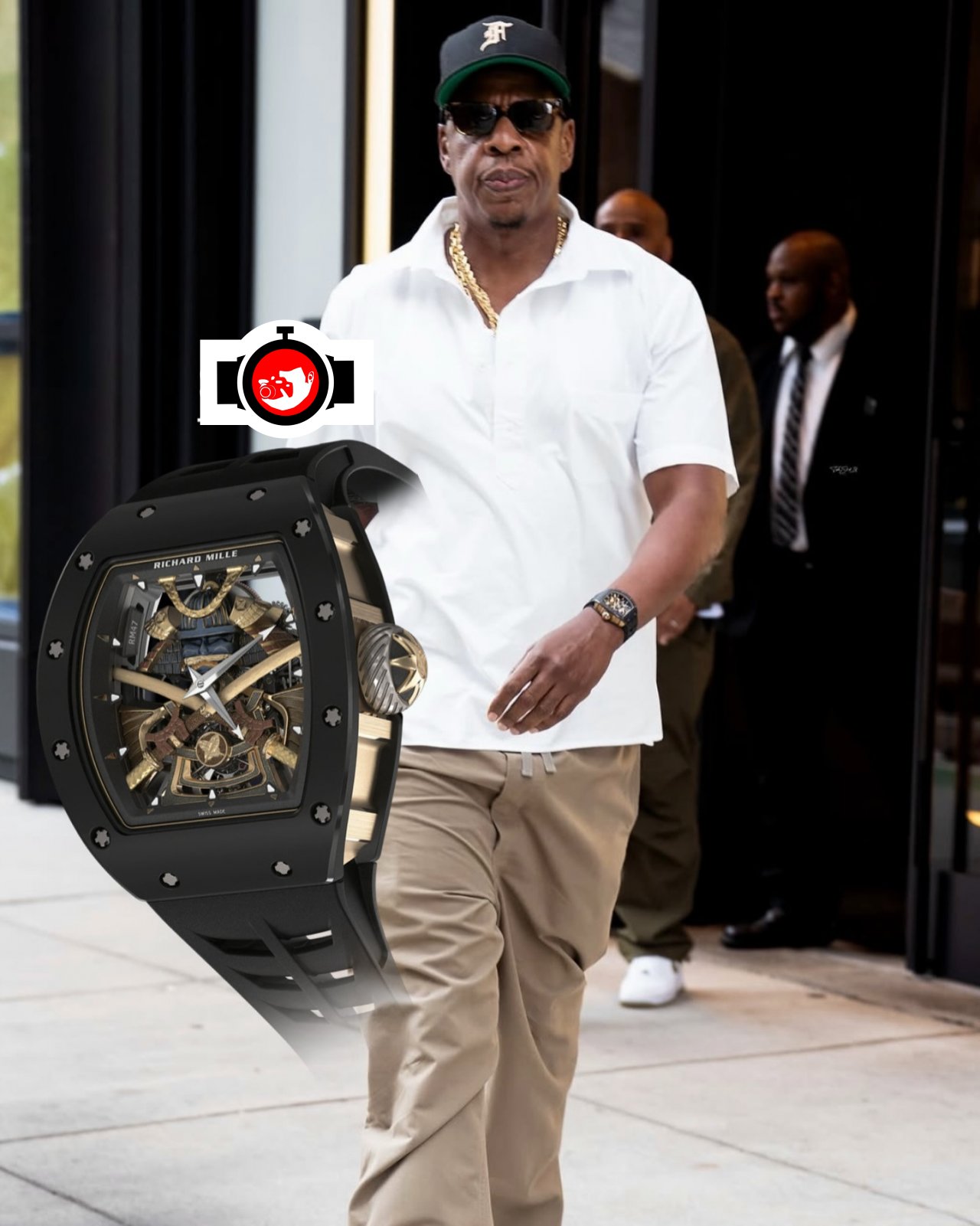 rapper Jay-Z spotted wearing a Richard Mille RM 47