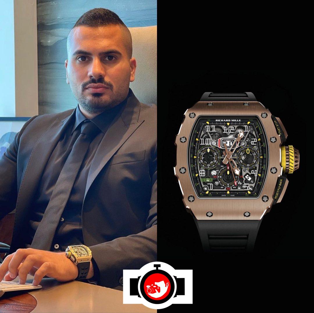 cricketer Mohammad Sheikh spotted wearing a Richard Mille RM 11-03