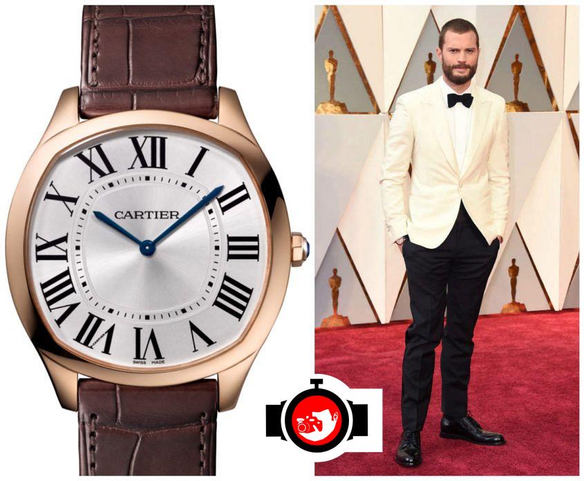 actor Jamie Dornan spotted wearing a Cartier 