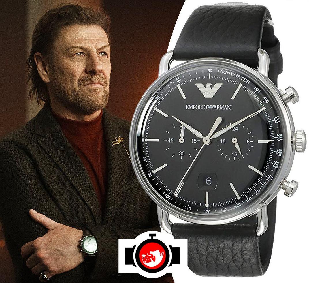 actor Sean Bean spotted wearing a Emporio Armani 
