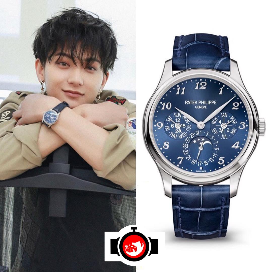 rapper Huang Zitao spotted wearing a Patek Philippe 5327G