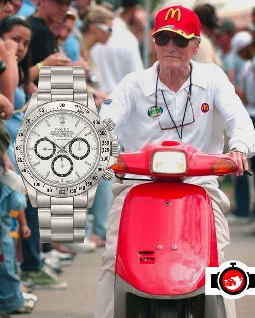 actor Paul Newman spotted wearing a Rolex 
