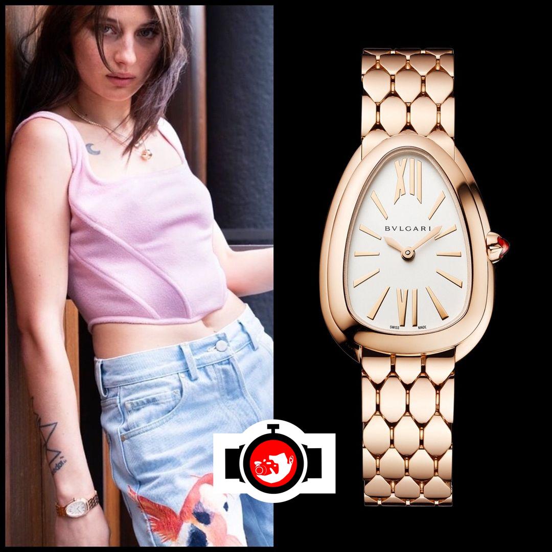 actor Alice Pagani spotted wearing a Bulgari 103145