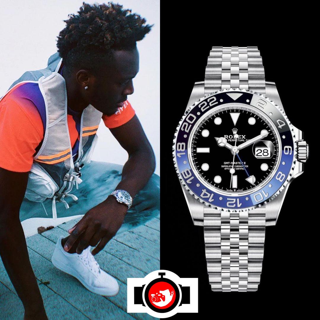 footballer Tammy Abraham spotted wearing a Rolex 