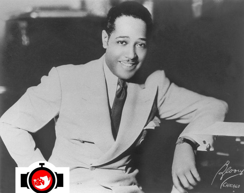 musician Duke Ellington spotted wearing a Cartier 