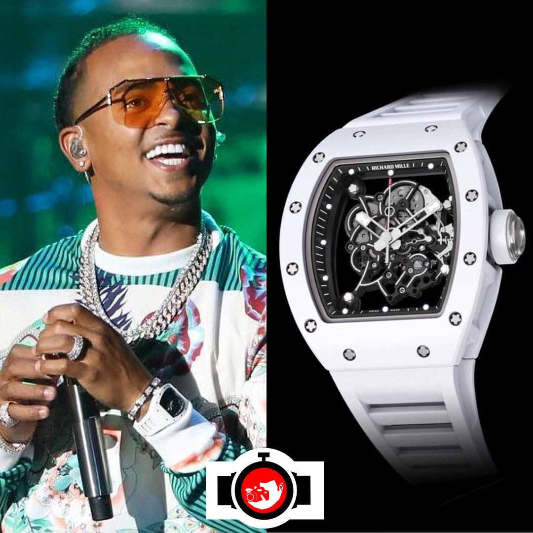 singer Ozuna spotted wearing a Richard Mille RM 55
