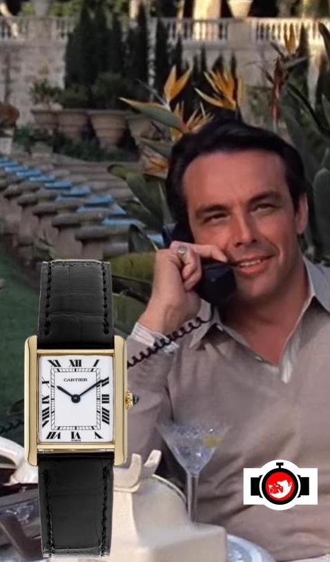 actor Paul Shenar spotted wearing a Cartier 96019