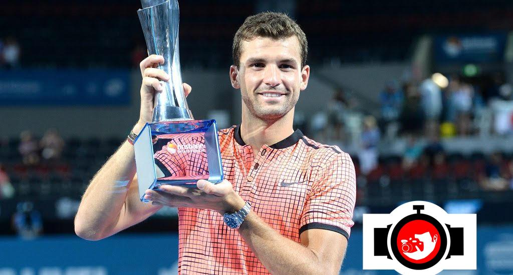 tennis player Grigor Dimitrov spotted wearing a Rolex 