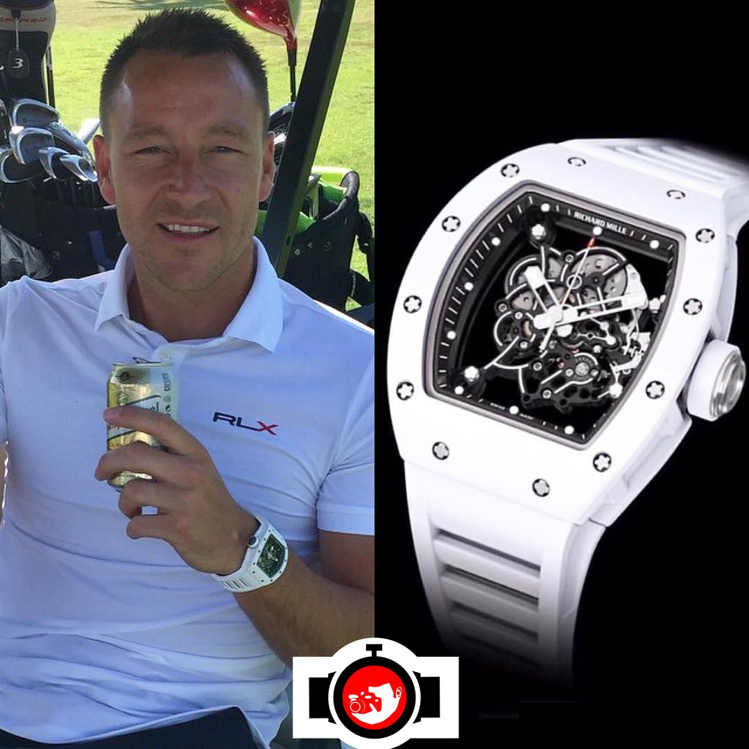 footballer John Terry spotted wearing a Richard Mille RM55