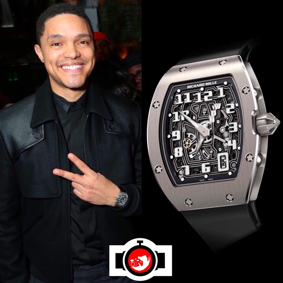 television presenter Trevor Noah spotted wearing a Richard Mille RM 67-01