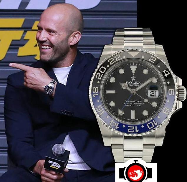 actor Jason Statham spotted wearing a Rolex 