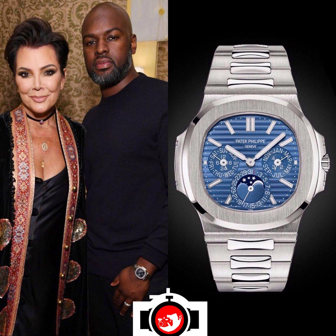 influencer Corey Gamble spotted wearing a Patek Philippe 5740