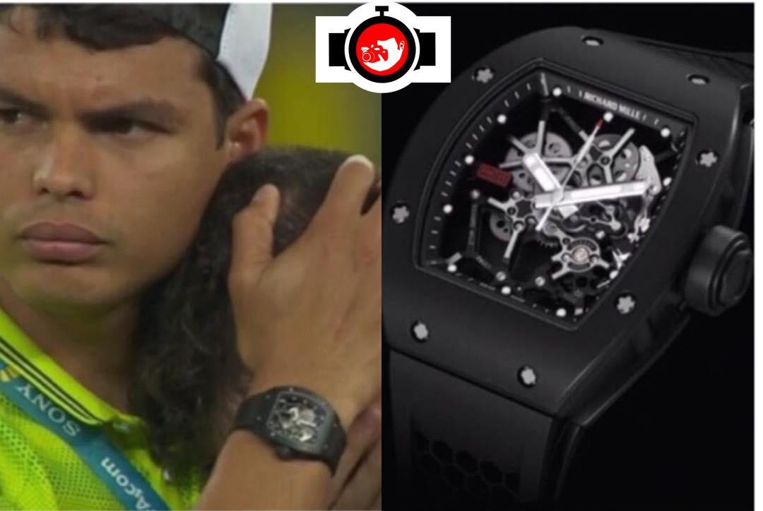 footballer Thiago Silva spotted wearing a Richard Mille RM35
