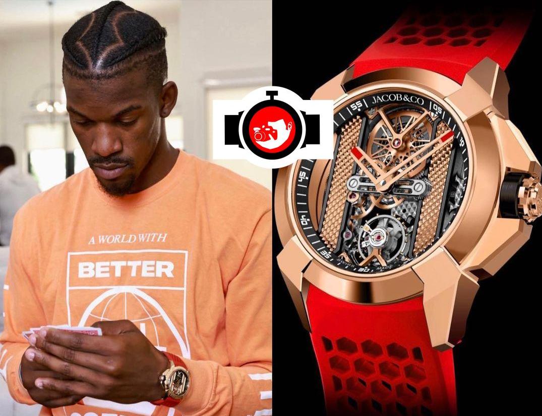 basketball player Jimmy Butler spotted wearing a Jacob & Co 