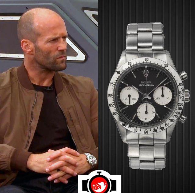 actor Jason Statham spotted wearing a Rolex 6239