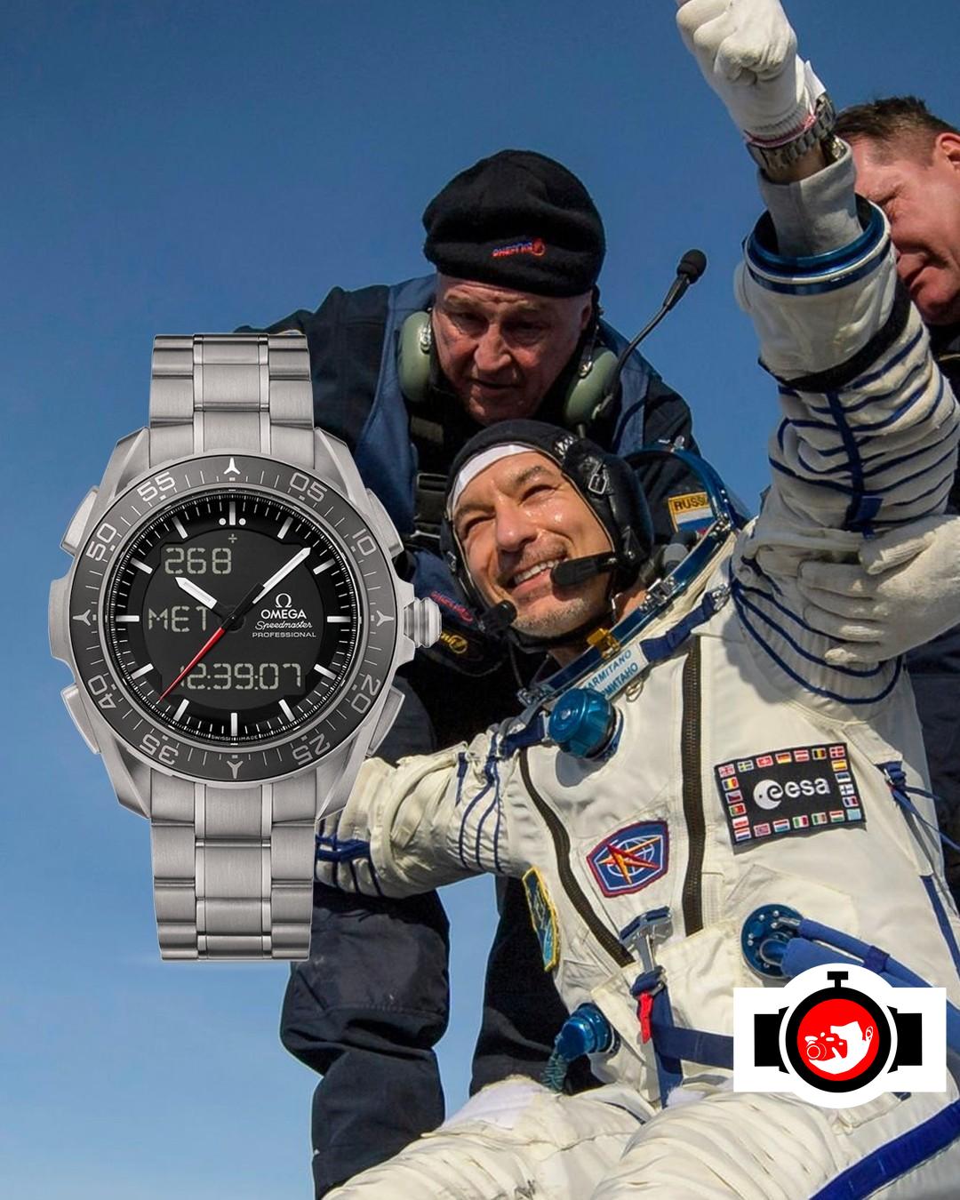 astronaut Luca Parmitano spotted wearing a Omega 318.90.45.79.01.001