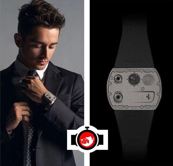 pilot Charles Leclerc spotted wearing a Richard Mille UP-01