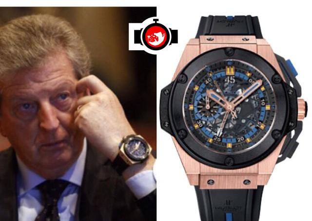 football manager Roy Hodgson spotted wearing a Hublot 716.OM.1129.RX.EUR12