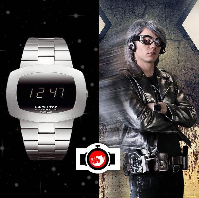 actor Evan Peters spotted wearing a Hamilton H52515139