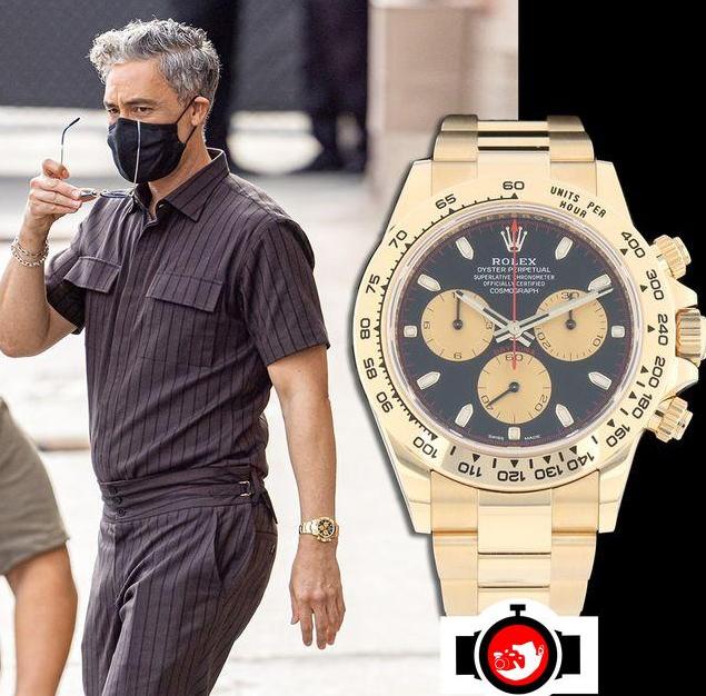 actor Taika Waititi spotted wearing a Rolex 