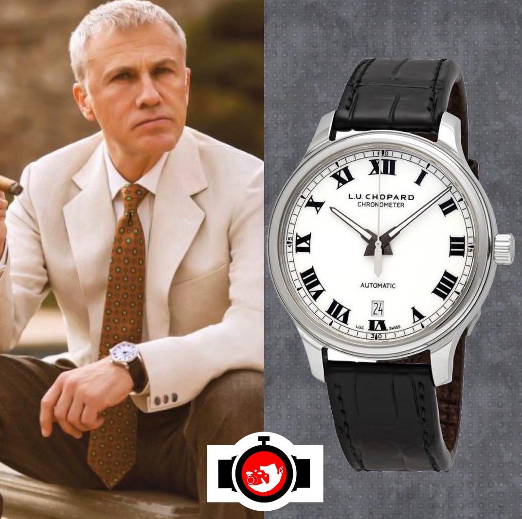 actor Christoph Waltz spotted wearing a Chopard 